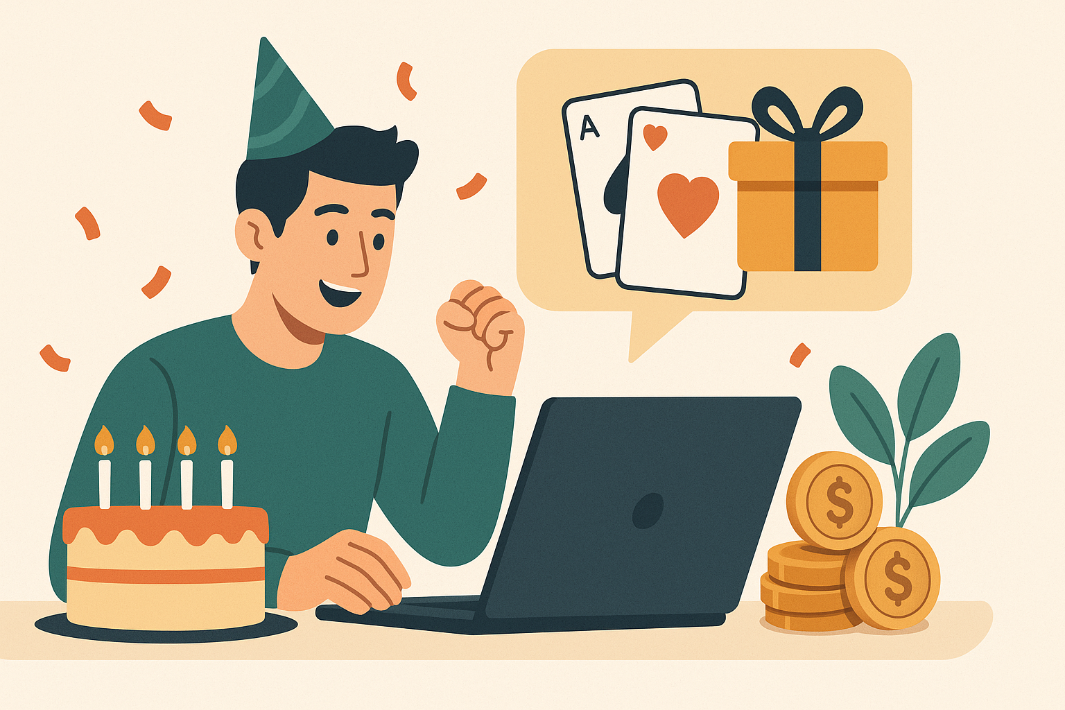 How do birthday bonuses work at online casinos