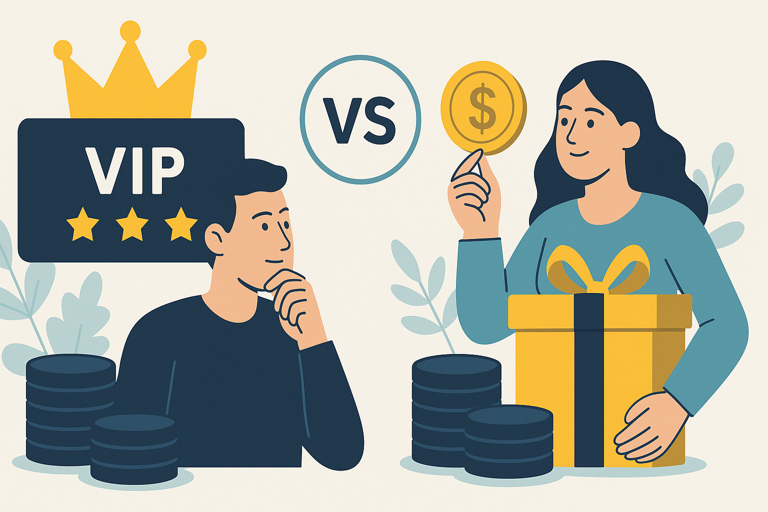 Vip program vs one time bonus which pays off more