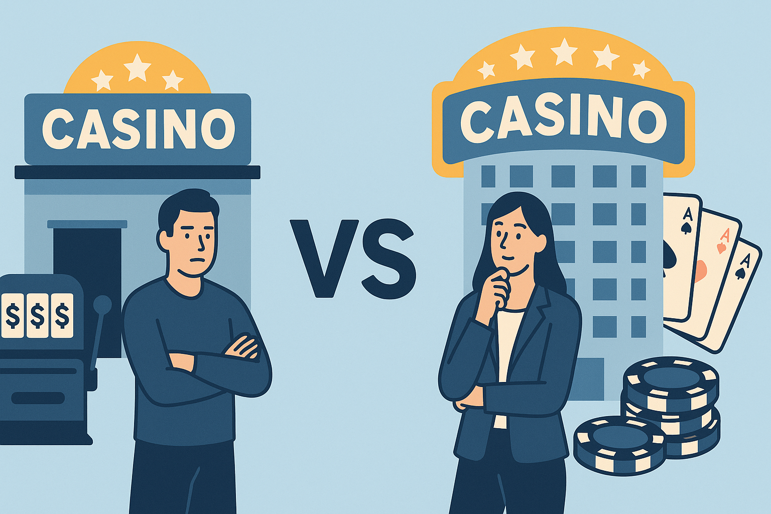 Small casino operator vs large casino brand differences