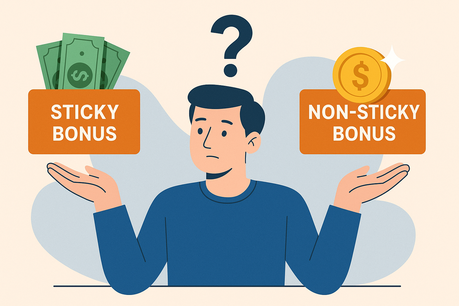 Sticky bonus vs non sticky bonus explained